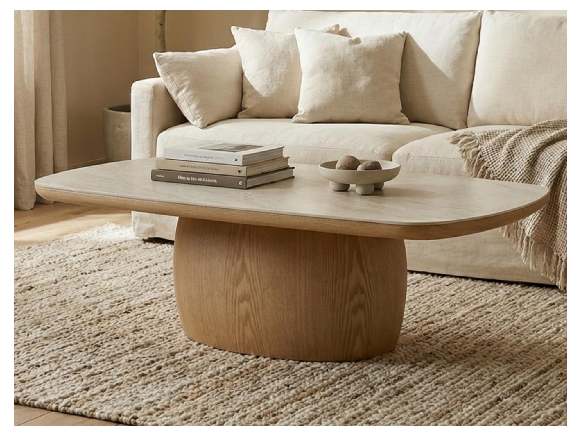 Ripple Coffee Table Taj Mahal / Natural