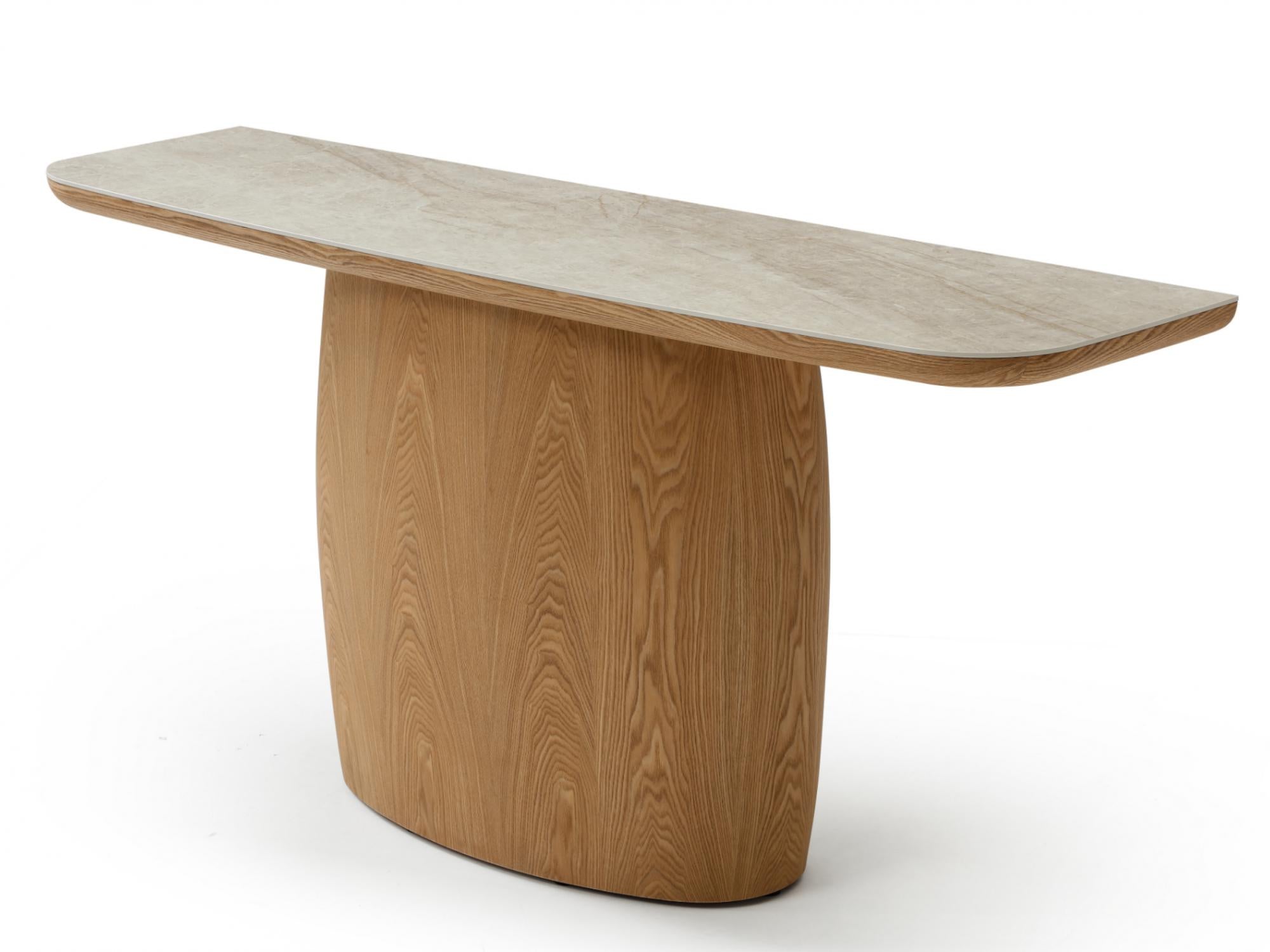 Ripple Console Table Taj Mahal / Natural
