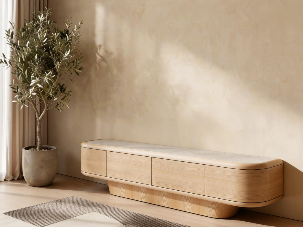 Ripple Tv Unit Taj mahal / Natural